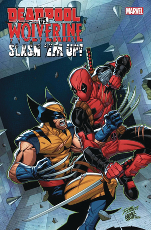 [DF DEADPOOL VS WOLVERINE SLASH EM UP #1 GAGE SGN]