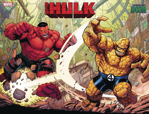 [DF RED HULK #2 HULK VS THING CONNECTING CVR SET PERCY SGN]