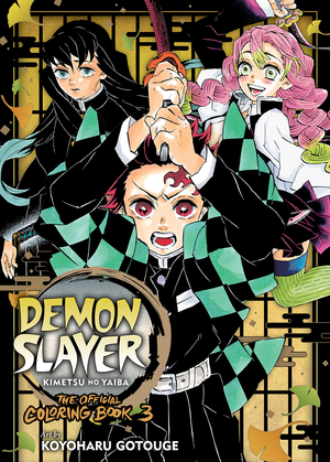 [DEMON SLAYER THE OFFICIAL COLORING BOOK SC VOL 3]