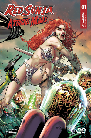 [RED SONJA ATTACKS MARS #1 CVR C LAND]