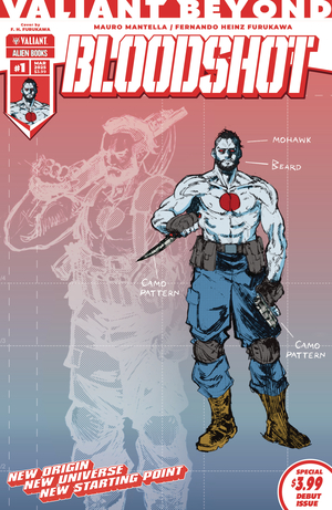 [VALIANT BEYOND BLOODSHOT #1 CVR D FURUKAWA DESIGN]