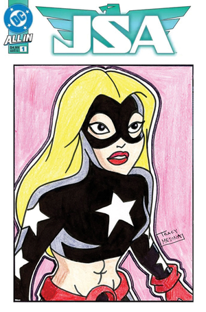 [DF DC COMICS CVR ART SGN & REMARKED MEDINA STARGIRL SKETCH]