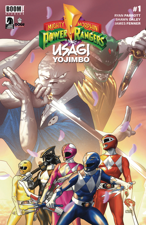 [MIGHTY MORPHIN POWER RANGERS USAGI YOJIMBO #1 CVR A CLARKE]