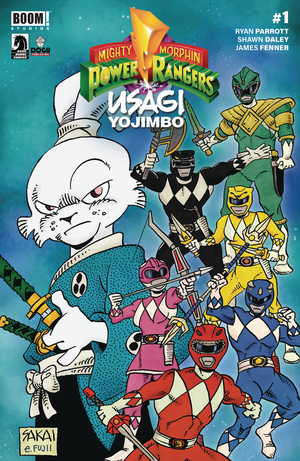 [MIGHTY MORPHIN POWER RANGERS USAGI YOJIMBO #1 CVR B SAKAI (C]