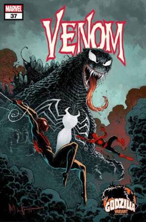 [VENOM #37 CVR B DAVE WACHTER GODZILLA VAR]