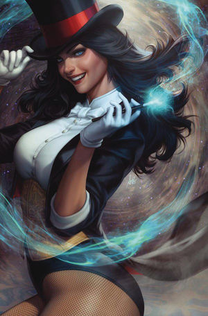 [DF ZATANNA BRING DOWN THE HOUSE #1 ARTGERM CGC GRADED]