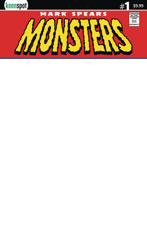 [MARK SPEARS MONSTERS #1 CVR G BLANK SKETCH]