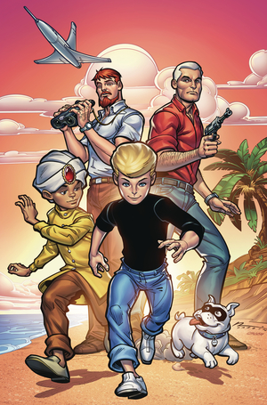 [JONNY QUEST #1 CVR M HARDIN METAL PREMIUM]