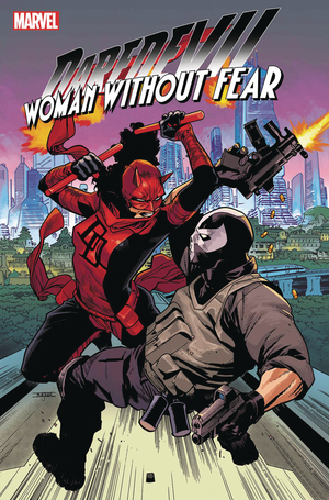 [DF DAREDEVIL WOMAN WITHOUT FEAR #1 SCHULTZ SGN]