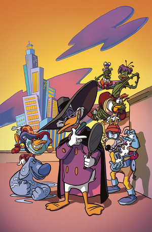 [DARKWING DUCK #4 CVR F STONES METAL PREMIUM]