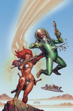 [RED SONJA ATTACKS MARS #3 CVR D LINSNER LTD VIRGIN]