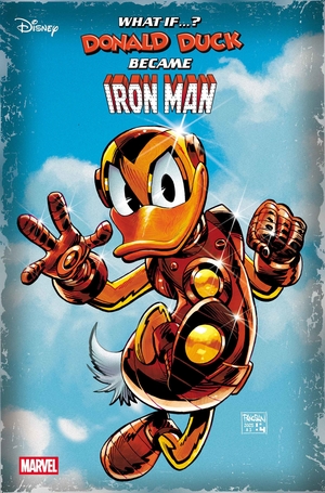 [WHAT IF DONALD DUCK BECAME IRON MAN #1 CVR E DAN PANOSIAN VAR]