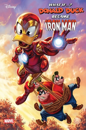 [WHAT IF DONALD DUCK BECAME IRON MAN #1 CVR B MARK BROOKS VAR]