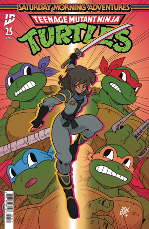 [TMNT SATURDAY MORNING ADV #25 CVR B LEWIS]