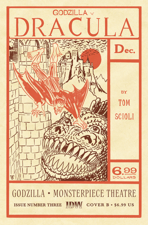 [GODZILLA MONSTERPIECE THEATRE #3 CVR B SCIOLI]