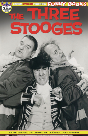 [THREE STOOGES FOUR COLOR 1959 #1 LTD ED B&W PHOTO CVR]