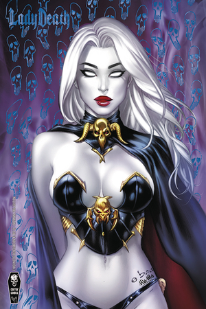 [LADY DEATH CYBERNETIC DESECRATION #1 (OF 2) CVR C BASALDUA PREMIUM FOIL]