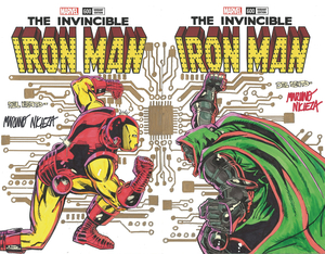 [DF MARVEL TWO PIECE BLANK CONNECTING IRON MAN VS DOOM]