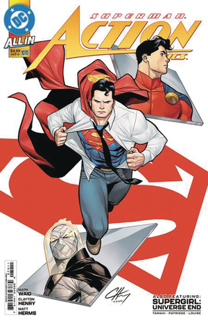 [DF ACTION COMICS #1070 ULTRA LTD CRIMSON RED WAID SGN]