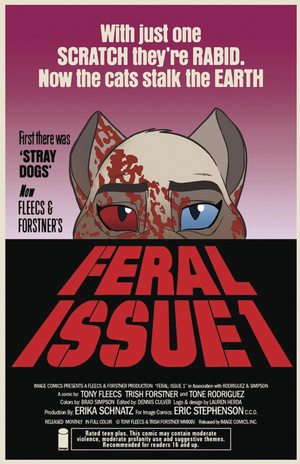 [DF FERAL #1 HORROR MOVIE HOMAGE VAR FLEECS & FORSTNER SGN]