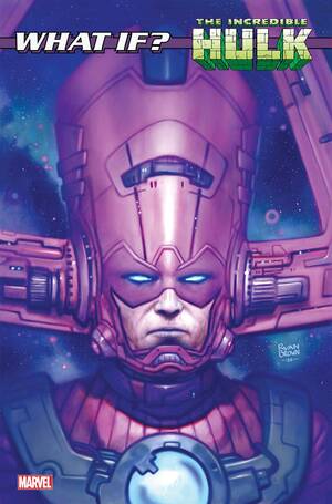 [WHAT IF GALACTUS TRANSFORMED HULK #1 CVR E RYAN BROWN VAR]