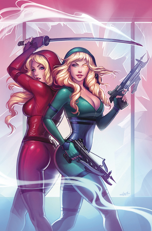 [FAIRY TALE TEAM-UP ROBYN HOOD & RED AGENT CVR D SONJA MATAS]