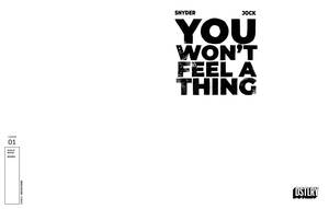 [YOU WONT FEEL A THING #1 CVR G BLANK SKETCH VAR]